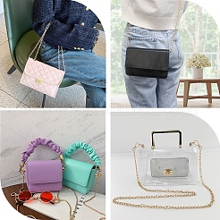 2 шт. 2 стиля латунных цепочек для кошельков&nbsp;FIND-GF0007-40