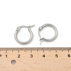 Orecchini a cerchio in acciaio inossidabile 304 anti-ossidazione&nbsp;X-EJEW-F105-12P