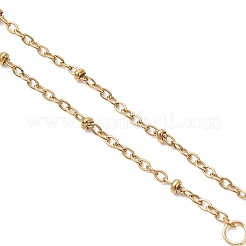 Изготовление браслета из звеньев цепи из нержавеющей стали 304&nbsp;AJEW-JB01497-02