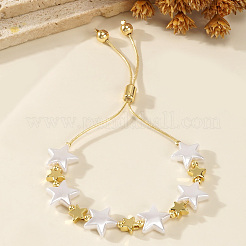 Браслеты-слайдеры из латунной цепочки-змейки ручной работы HO8989