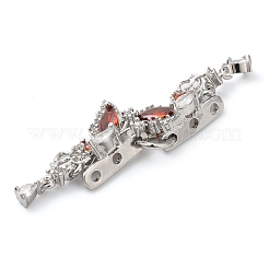 Латунные микро проложить кубического циркония слайд подвески&nbsp;KK-G503-37P-01