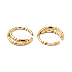 Кольца для носа в форме полумесяца из хирургической нержавеющей стали 316&nbsp;LS-AJEW-I065-01G