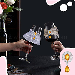 Cabujones de rhinestone de aleación 16pcs&nbsp;ALRI-FG0001-05E