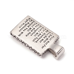 Библейские подвески из нержавеющей стали 304&nbsp;STAS-I132-17ASG