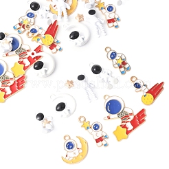 18шт 9 стиля подвески из сплава с эмалью FIND-FS0003-66