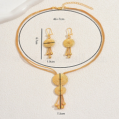 Комплекты из серег и ожерелий с кисточками из сплава цветов для женщин&nbsp;VG1316