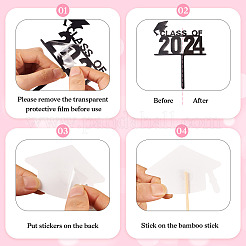 Акриловые топперы для торта AJEW-TA0001-67