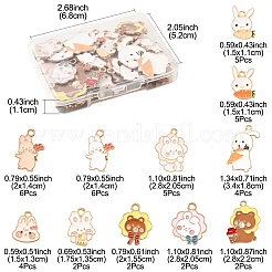 40 шт. Подвески из сплава с эмалью ENAM-FS0002-40