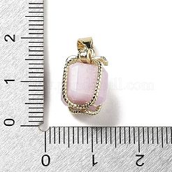 Подвески в подарочной коробке из натурального кунцита&nbsp;G-P523-01G-04