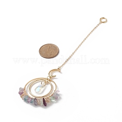 Стекло каплевидное окно висит ловцы солнца HJEW-JM00899