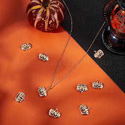 10 шт. латунные подвески на тему Хэллоуина KK-BBC0015-68B