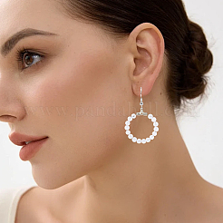 100 шт. бусины из натурального голубого кружевного агата класса АА&nbsp;G-SP0001-31