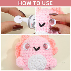 48 шт. 12-х цветные стеклянные кабошоны для глаз DIY-CA0007-13