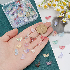 100 шт. Прозрачные стеклянные бусины GLAA-HY0001-41