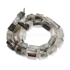 Quartz vert naturel de lodolite / quartz de jardin / brins de perles de quartz fantôme vert&nbsp;GG-CBAC61B-D02-01