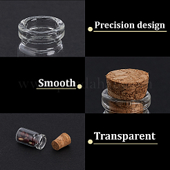 100 шт. мини-бутылочки для желаний из стекла&nbsp;AJEW-CP0009-88