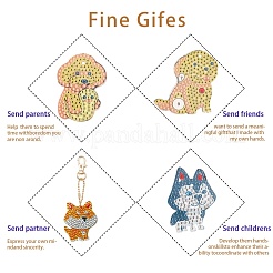 DIY Diamant Malerei Schlüsselbund Kits&nbsp;DIY-WH0166-39