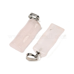 Природного розового кварца подвески&nbsp;G-F795-E01-P