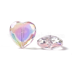 УФ-покрытие радужными переливающимися акриловыми бусинами PACR-H001-10