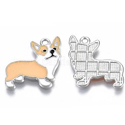 Подвески для собак из эмалированного сплава&nbsp;LS-PALLOY-T075-160