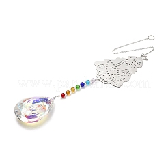 Железные полые подвесные украшения HJEW-P016-03E-P