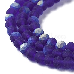 Chapelets de perles en verre transparente  &nbsp;LS-EGLA-A044-T1mm-MB06