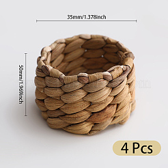 4шт бамбуковые кольца для салфеток AJEW-DJ0002-08A