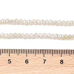 Гальваническое стекло граненые бусины рондель стренги&nbsp;EGLA-D020-3x2mm-05-A