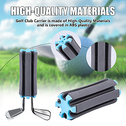 Tragbarer Golfschläger-Aufbewahrungsständer aus ABS & Pet&nbsp;TOOL-WH0039-86A