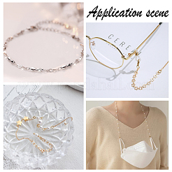 Цепи звездообразные латунные длиной 2 м&nbsp;DIY-CA0002-11