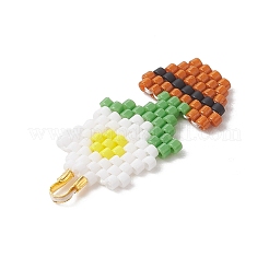 Подвески из бисера Miyuki Glass.&nbsp;PALLOY-MZ01259-01