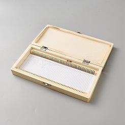 Aufbewahrungsboxen für Mikroskopobjektträger aus Holz&nbsp;CON-WH0089-158