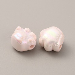 Непрозрачные акриловые бусины в виде кошачьих лап&nbsp;FIND-CJC0009-62F