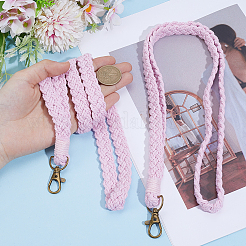 2 Stück Polyester-Ausweis-Handy-Lanyard&nbsp;AJEW-CY0002-20B