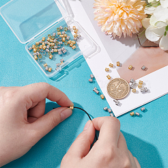 100 шт. 2-х цветные латунные гвоздики&nbsp;KK-UN0004-70