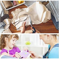 10 ярд двухцветных полиэстеровых волнистых лент золотистого металлического цвета OCOR-NB0001-73