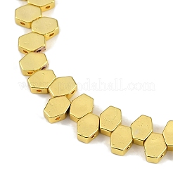 Гальванические нити из синтетических немагнитных гематитовых бусин G-G174-J01-01