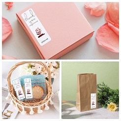 Selbstklebende Geschenkanhänger aus Papier&nbsp;DIY-P049-A03