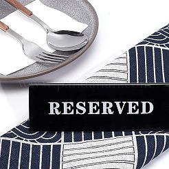 Cartel de tienda de mesa reservada de acrílico&nbsp;AJEW-WH0251-39