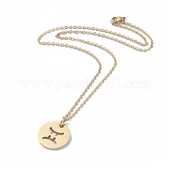 Colliers pendentifs en acier inoxydable 304&nbsp;NJEW-E147-08G