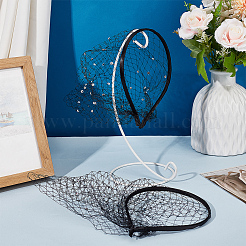 Полиэстер стразы резинки для волос с когтями&nbsp;PHAR-WH0020-06A