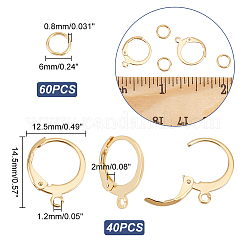 40 шт. фурнитура для сережек из нержавеющей стали 304 STAS-UN0041-83