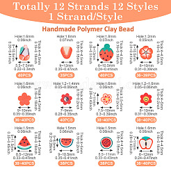 12 нити 12 стиля нити из полимерной глины ручной работы CLAY-TA0001-72A