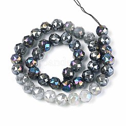 Антикоррозийные гальванические стеклянные бусины&nbsp;GLAA-N064-10mm-01