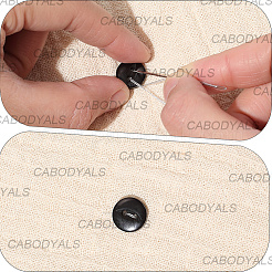 Пуговицы из смолы 220шт 11 цвета BUTT-CY0001-17