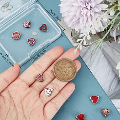 12 шт. 4 стиля защелкивающихся дужек из нержавеющей стали 304 STAS-BBC0002-78