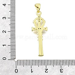 Латунные микро проложить кубического циркония подвески KK-V007-42G