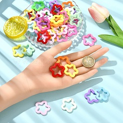 50 шт. Непрозрачные акриловые подвески&nbsp;MACR-YW0004-36