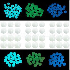 6 stile di perline rotonde in pietra luminosa sintetica&nbsp;G-CA0001-55