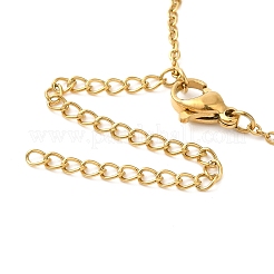 Овальные подвески с солнцем из нержавеющей стали 304 для женщин&nbsp;LS-NJEW-U009-01G